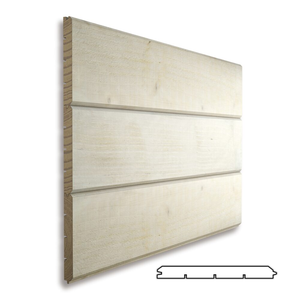 Vidaus dailylentė LYGIOS BE TARPO*, 14x146mm, eglė, balintos
