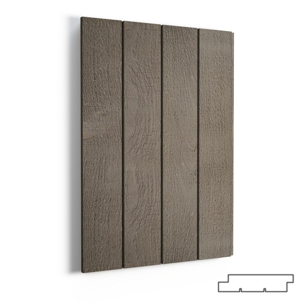 VERTIKALIOS (5mm tarpas)*, 18x95/120mm, šiurkštus pav., spalva TM1707x2