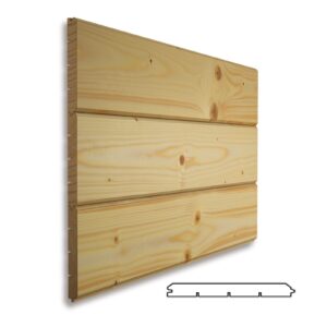 Vidaus dailylentė LYGIOS BE TARPO*, 18x172mm, eglė