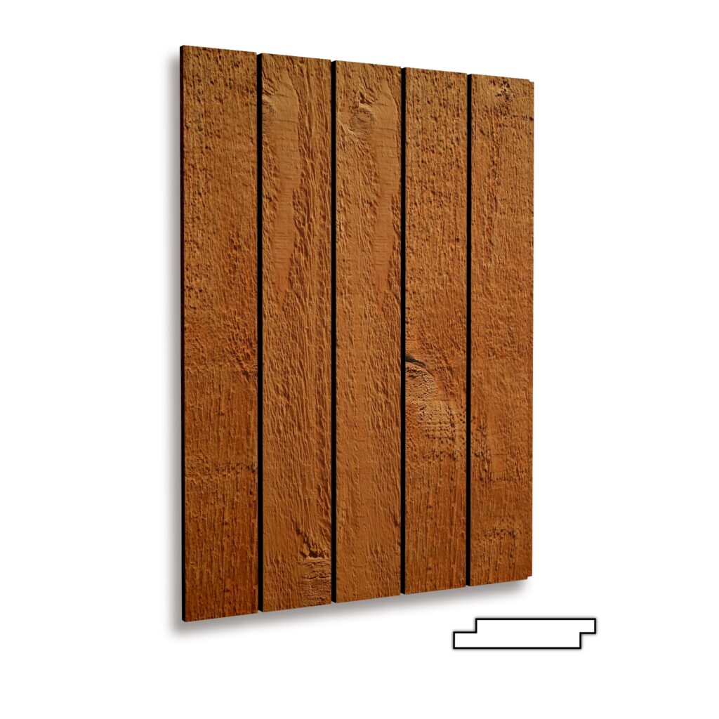 VERTIKALIOS (5mm tarpas)*, 18x95/120mm, šiurkštus pav., spalva TM1715