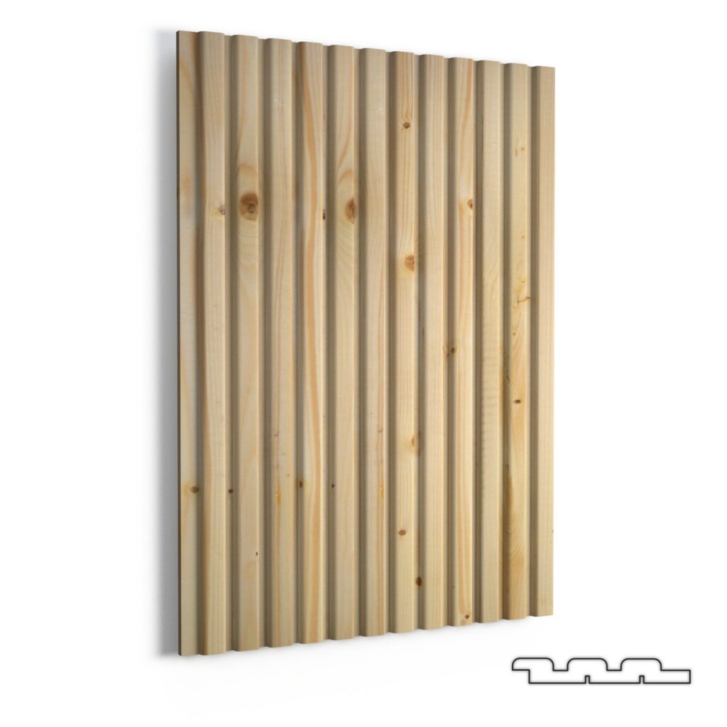 Lauko dailylentės TAŠELIAI, 19x115 mm (min kiekis 50 kv.)
